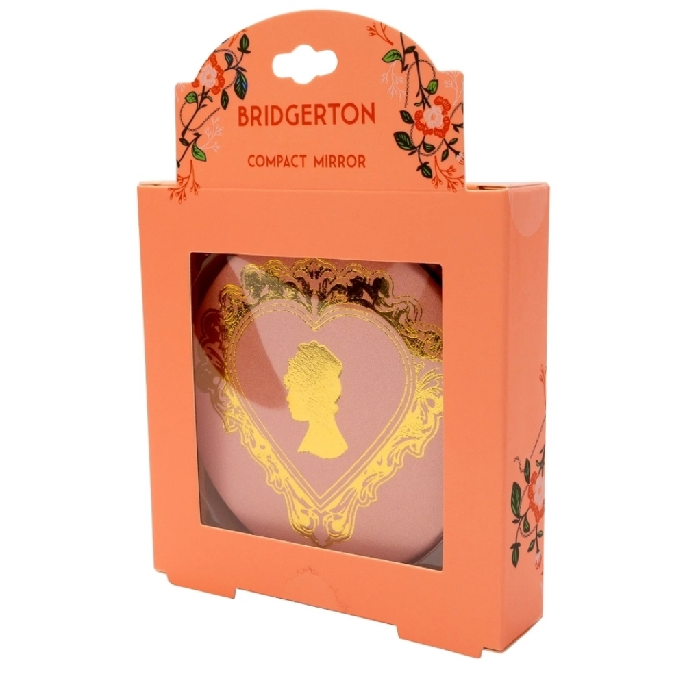 Bridgerton Compact Mirror with Gold Accents NWT - Picture 5 of 6